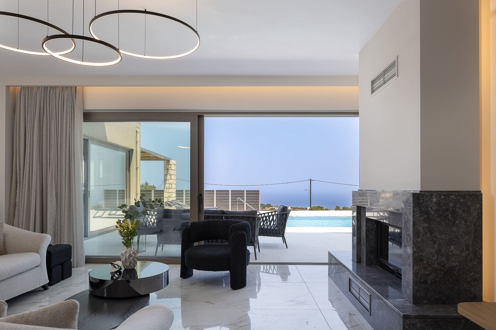 Casa Atena modern interior living area